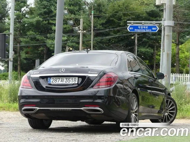 MERCEDES-BENZ S-CLASS W222 2020 — 47 300 км, чёрный, Корея — под ключ — фото 9