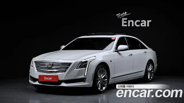 CADILLAC CT6 2018 — 142 456 км, белый, Корея — под ключ — фото 1