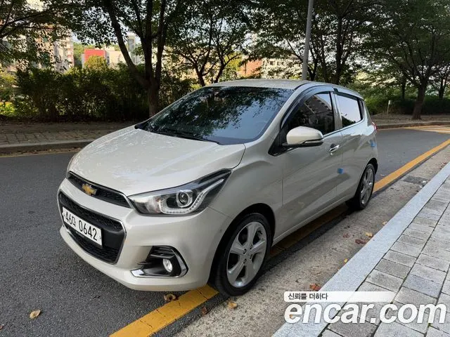 CHEVROLET SPARK 2017 — 132 618 км, белый-перламутр, Корея — под ключ — фото 2