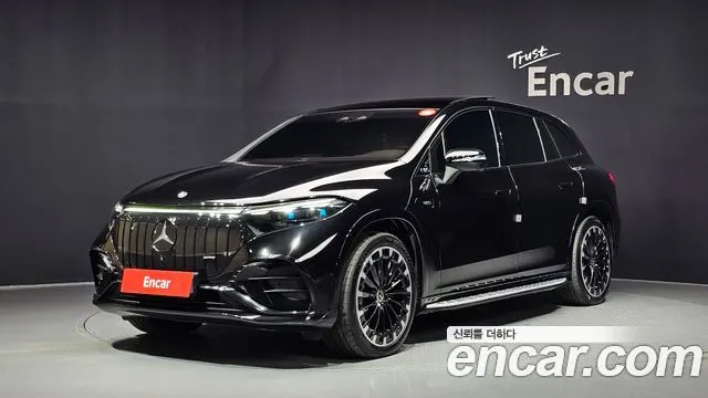 MERCEDES-BENZ EQS SUV X296 2023 — 92 273 км, чёрный, Корея — под ключ — фото 1