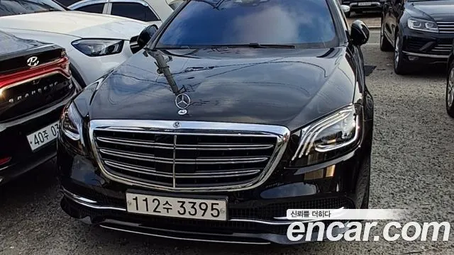 MERCEDES-BENZ S-CLASS W222 2019 — 40 207 км, чёрный, Корея — под ключ — фото 1