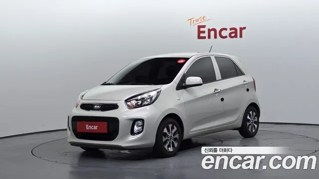 KIA MORNING 2016 — 89 159 км, белый-перламутр, Корея — под ключ — фото 1