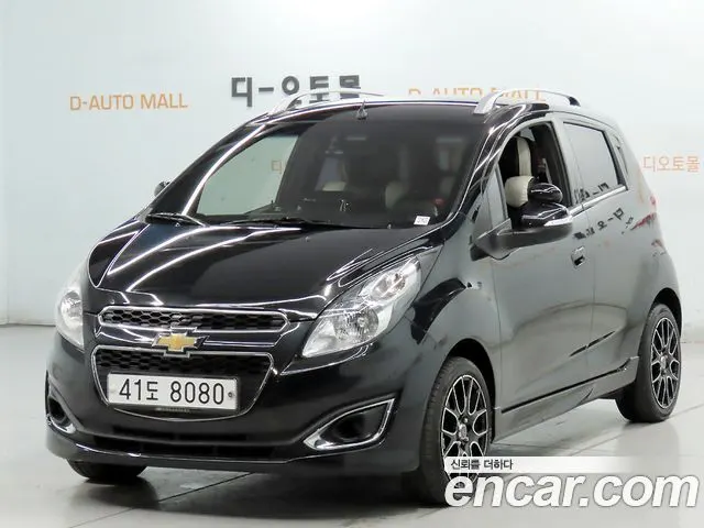 CHEVROLET SPARK 2014 — 100 004 км, чёрный, Корея — под ключ — фото 1