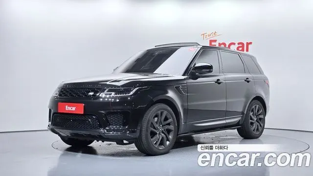 LAND ROVER RANGE ROVER SPORT 2019 — 65 260 км, чёрный, Корея — под ключ — фото 1