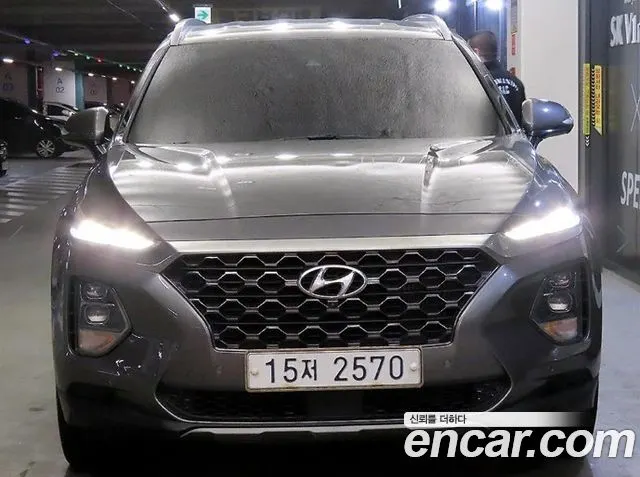 HYUNDAI SANTA FE 2019 — 180 221 км, серый, Корея — под ключ — фото 2