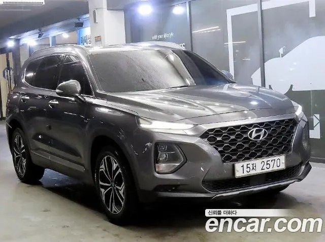 HYUNDAI SANTA FE 2019 — 180 221 км, серый, Корея — под ключ — фото 11