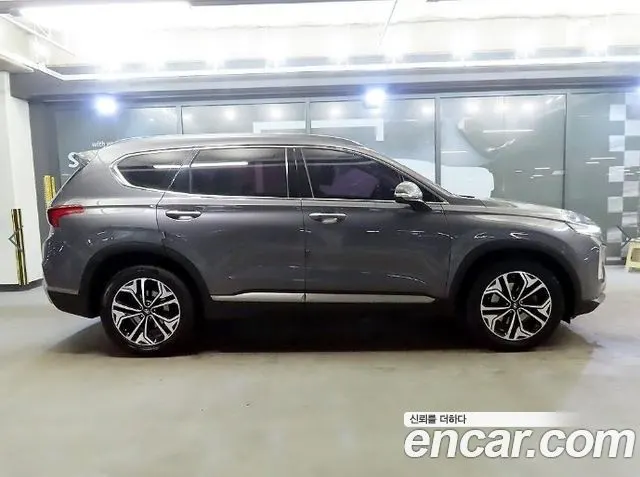 HYUNDAI SANTA FE 2019 — 180 221 км, серый, Корея — под ключ — фото 3