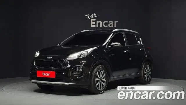 KIA SPORTAGE 2018 — 220 065 км, чёрный, Корея — под ключ — фото 1