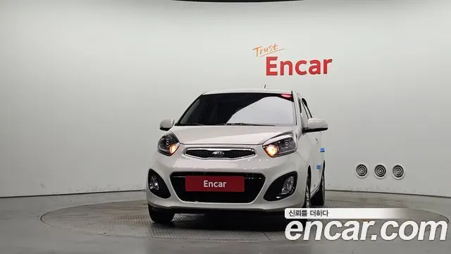 KIA MORNING 2015 — 87 085 км, белый-перламутр, Корея — под ключ — фото 3