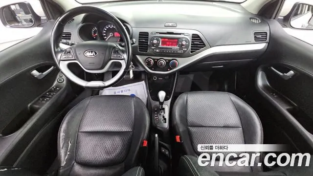 KIA MORNING 2015 — 87 085 км, белый-перламутр, Корея — под ключ — фото 7