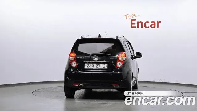 CHEVROLET SPARK 2014 — 188 888 км, чёрный, Корея — под ключ — фото 4