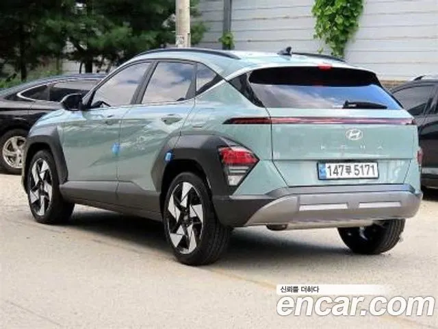 HYUNDAI KONA 2025 — 12 800 км, бирюзовый, Корея — под ключ — фото 3
