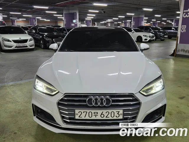 AUDI A5 2019 — 129 667 км, белый, Корея — под ключ — фото 12