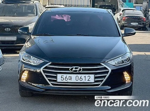 HYUNDAI AVANTE 2016 — 89 400 км, чёрный, Корея — под ключ — фото 11