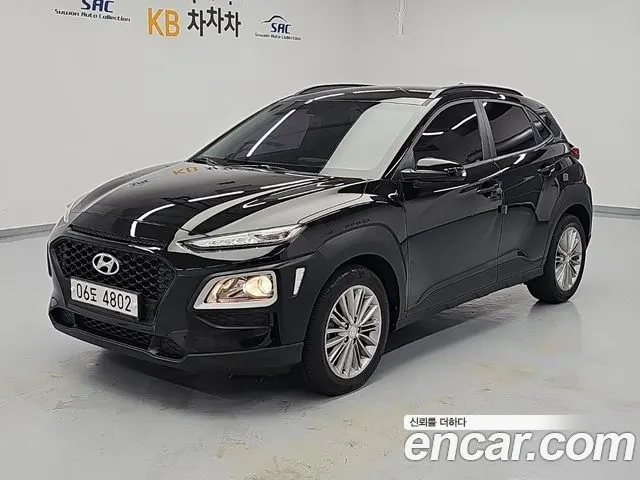 HYUNDAI KONA 2019 — 72 630 км, чёрный, Корея — под ключ — фото 1