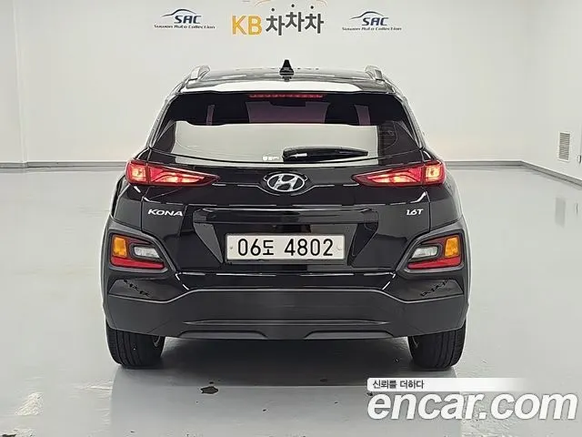 HYUNDAI KONA 2019 — 72 630 км, чёрный, Корея — под ключ — фото 3