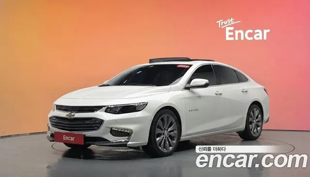 CHEVROLET MALIBU 2017 — 110 807 км, белый, Корея — под ключ — фото 2
