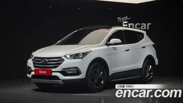 HYUNDAI SANTA FE 2016 — 150 009 км, белый, Корея — под ключ — фото 1