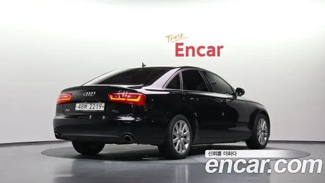AUDI A6 2014 — 92 723 км, чёрный, Корея — под ключ — фото 2