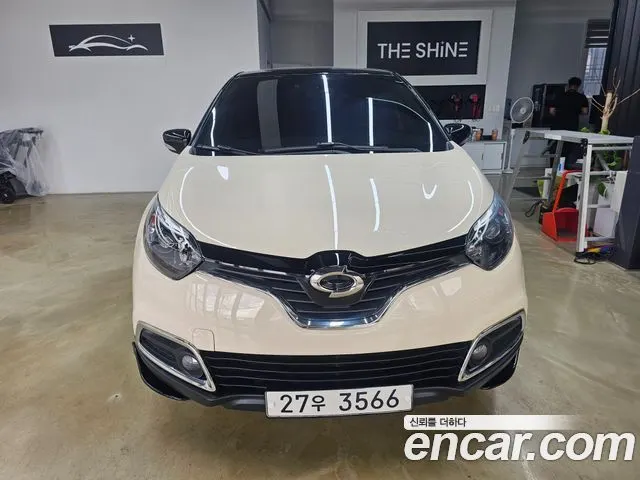 RENAULT KOREA QM3 2014 — 66 641 км, белый-перламутр, Корея — под ключ — фото 2