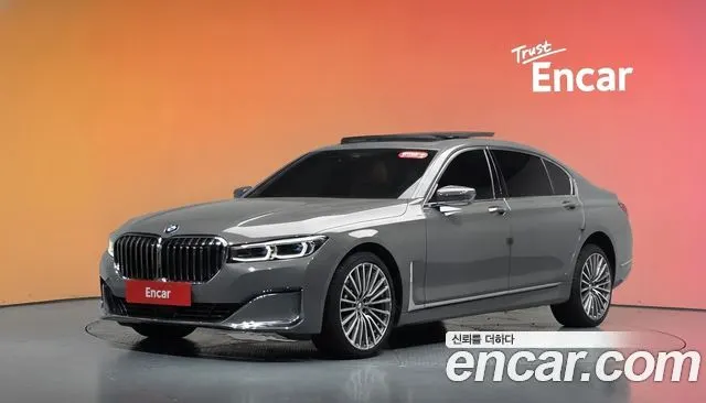 BMW 7 SERIES 2020 — 112 065 км, серебристо-серый, Корея — под ключ — фото 2