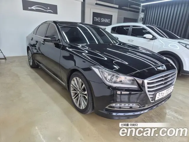 HYUNDAI GENESIS DH 2015 — 170 521 км, чёрный, Корея — под ключ — фото 3