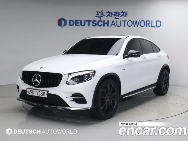 MERCEDES-BENZ GLC-CLASS X253 2018 — 98 428 км, белый, Корея — под ключ — фото 1