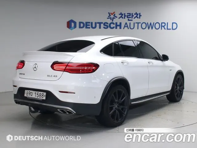 MERCEDES-BENZ GLC-CLASS X253 2018 — 98 428 км, белый, Корея — под ключ — фото 2