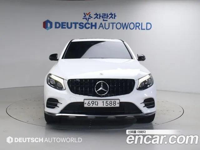 MERCEDES-BENZ GLC-CLASS X253 2018 — 98 428 км, белый, Корея — под ключ — фото 3