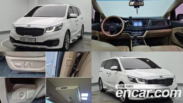 KIA CARNIVAL 2018 — 159 000 км, белый, Корея — под ключ — фото 1