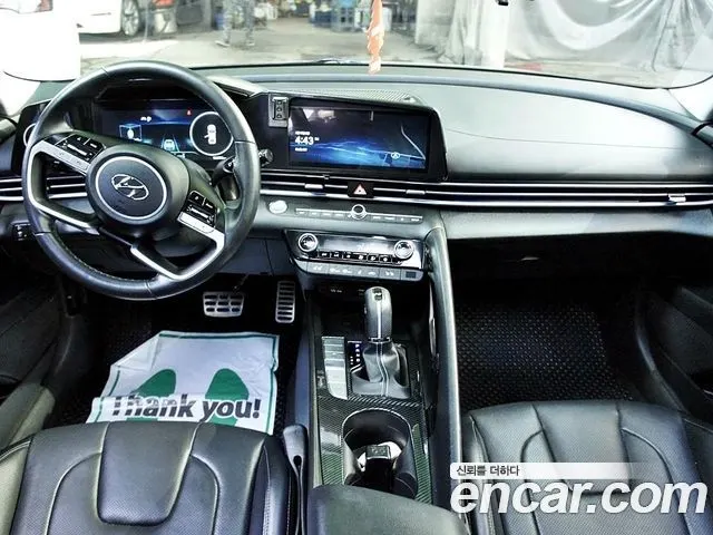 HYUNDAI AVANTE HYBRID 2021 — 106 974 км, серебристо-серый, Корея — под ключ — фото 12
