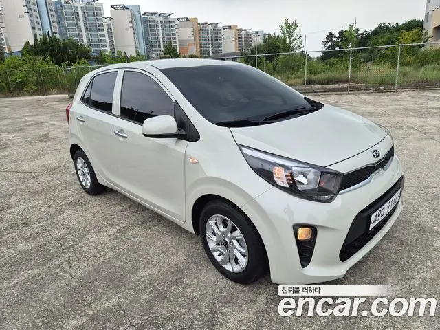 KIA MORNING 2019 — 66 310 км, белый-перламутр, Корея — под ключ — фото 1