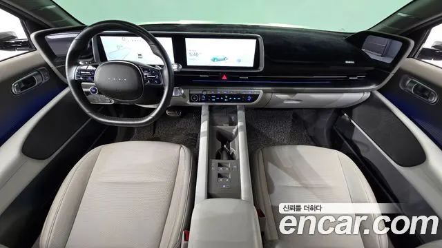 HYUNDAI IONIQ 6 2023 — 72 739 км, тёмно-зелёный, Корея — под ключ — фото 7
