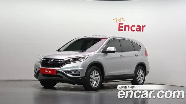HONDA NEW CR-V 2015 — 133 185 км, серебристый, Корея — под ключ — фото 1