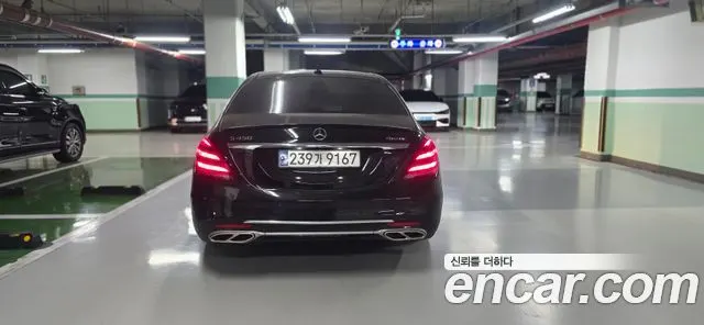 MERCEDES-BENZ S-CLASS W222 2018 — 142 300 км, чёрный, Корея — под ключ — фото 4
