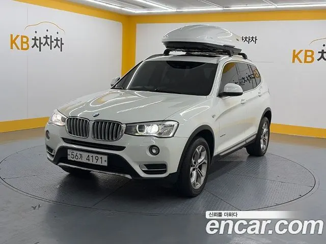 BMW X3 2015 — 203 105 км, белый, Корея — под ключ — фото 1