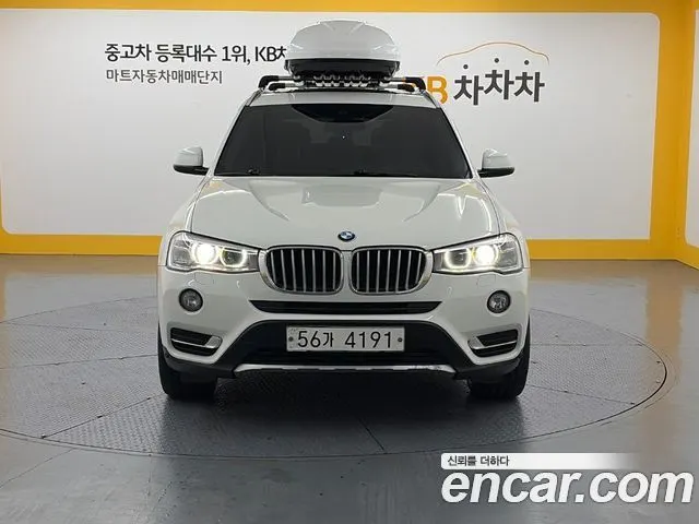 BMW X3 2015 — 203 105 км, белый, Корея — под ключ — фото 2