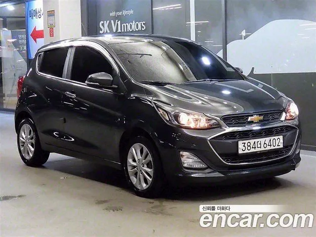 CHEVROLET SPARK 2021 — 76 277 км, серый, Корея — под ключ — фото 1