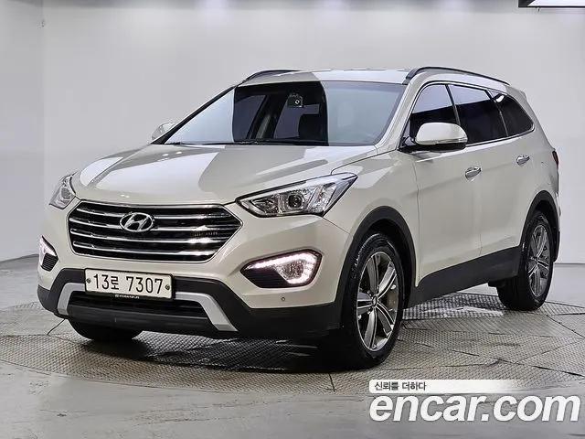 HYUNDAI MAXCRUZ 2014 — 146 000 км, белый-перламутр, Корея — под ключ — фото 2