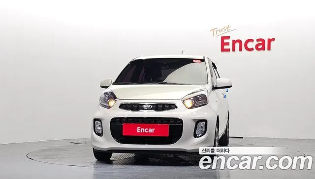 KIA MORNING 2016 — 158 771 км, белый-перламутр, Корея — под ключ — фото 3
