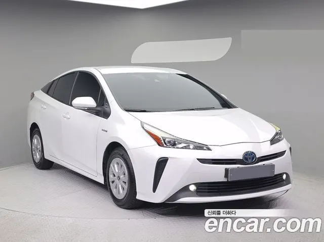 TOYOTA PRIUS 2022 — 72 591 км, белый, Корея — под ключ — фото 3