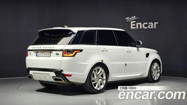 LAND ROVER RANGE ROVER SPORT 2018 — 208 026 км, белый, Корея — под ключ — фото 2