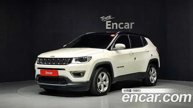 JEEP COMPASS 2019 — 90 410 км, белый, Корея — под ключ — фото 1
