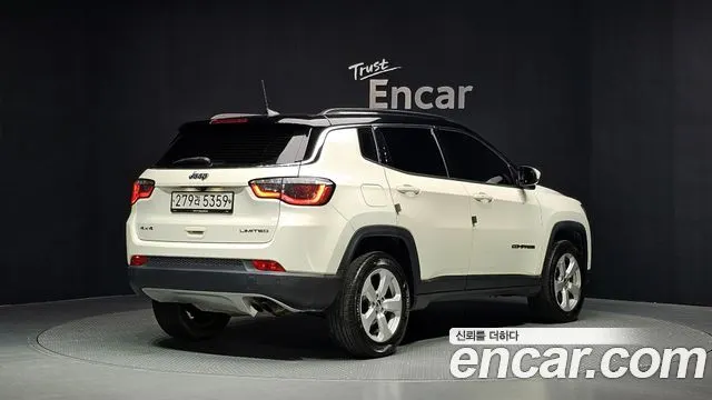 JEEP COMPASS 2019 — 90 410 км, белый, Корея — под ключ — фото 2