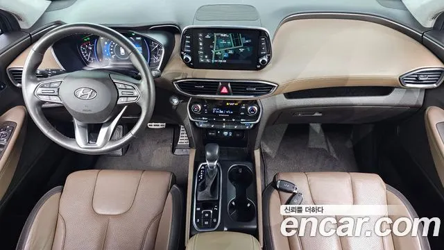 HYUNDAI SANTA FE 2019 — 135 930 км, серый, Корея — под ключ — фото 7