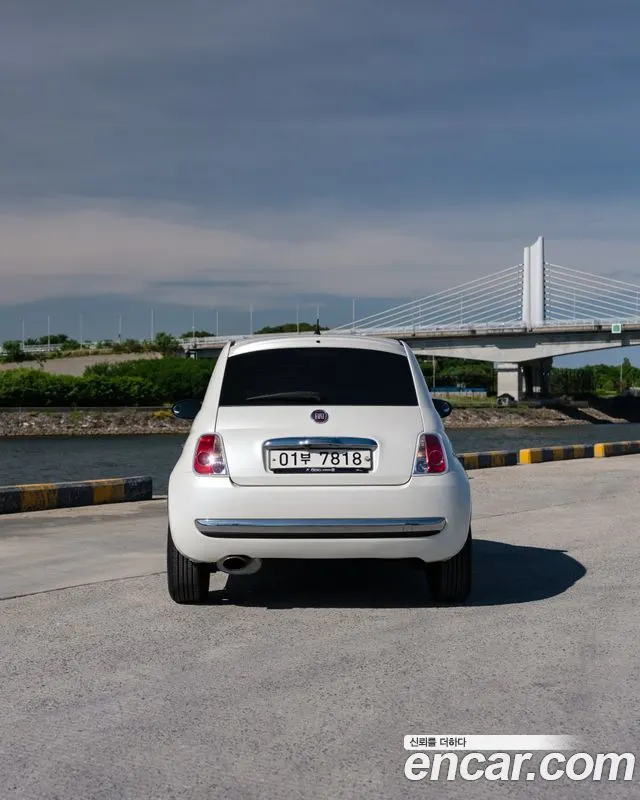 FIAT 500 2011 — 175 600 км, белый-перламутр, Корея — под ключ — фото 4