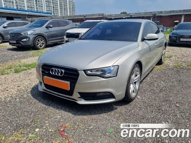 AUDI A5 2015 — 123 557 км, светло-золотистый, Корея — под ключ — фото 3