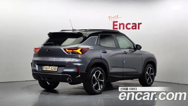 CHEVROLET TRAILBLAZER 2022 — 87 272 км, серый, Корея — под ключ — фото 2
