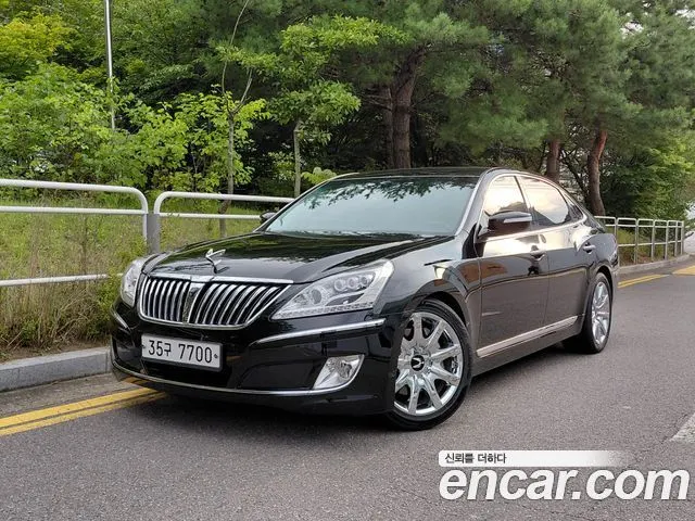 HYUNDAI EQUUS 2012 — 106 000 км, чёрный, Корея — под ключ — фото 11