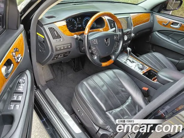 HYUNDAI EQUUS 2012 — 106 000 км, чёрный, Корея — под ключ — фото 5